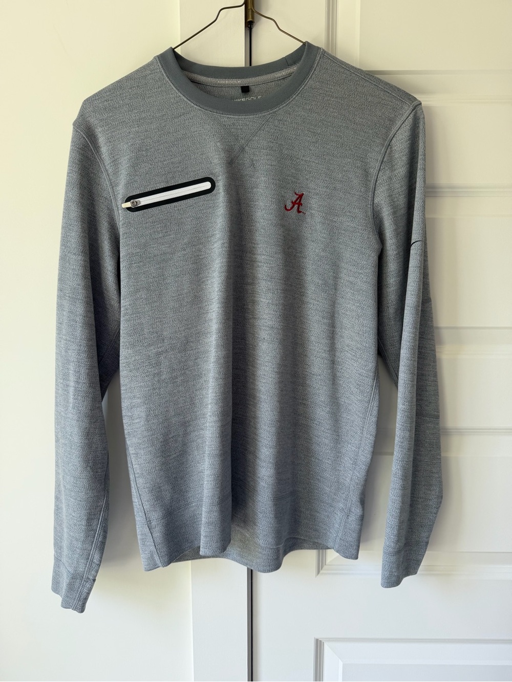 Nike Golf Dri-FIT Heather Gray Crewneck Sweatshirt